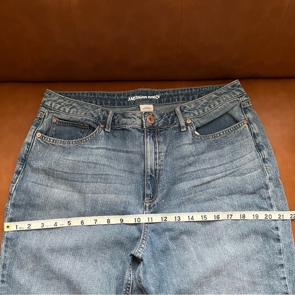 American Rag Cie Mom 100% Cotton Denim Jeans Raw Hem size 15 - Picture 6 of 9
